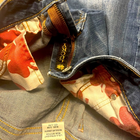 Lucky Brand Lola Straight Run Stitch 2/26 like new - Picture 8 of 9